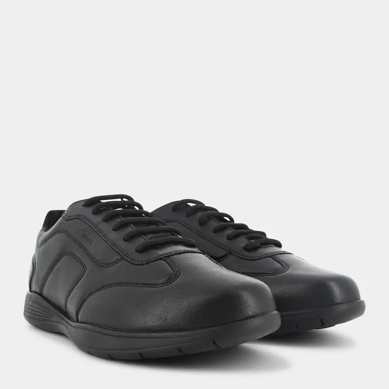 Stringate Geox da Uomo, nero miniatura 2