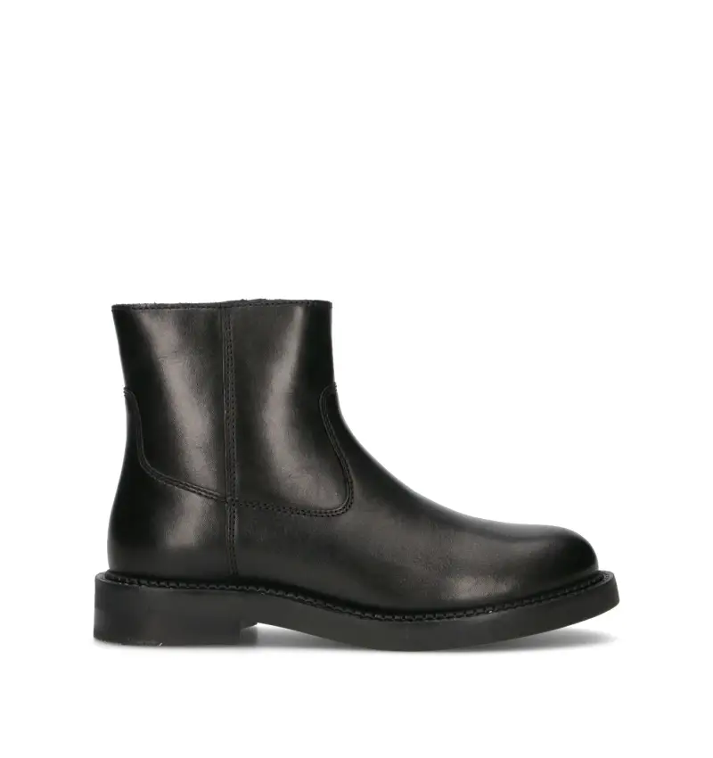 Tronchetto donna nero in pelle Vario