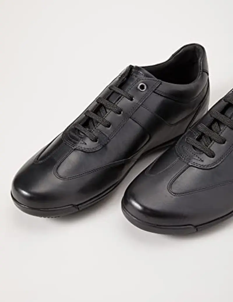 Geox U Edgware A, Sneakers Uomo, Nero, 43 EU miniatura 3