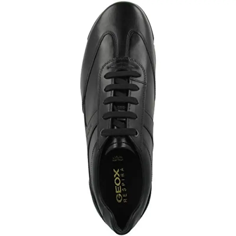 Geox U Edgware A, Sneakers Uomo, Nero, 44 EU miniatura 2
