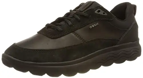 Geox U Spherica E, Sneaker Uomo, Nero, 39 EU