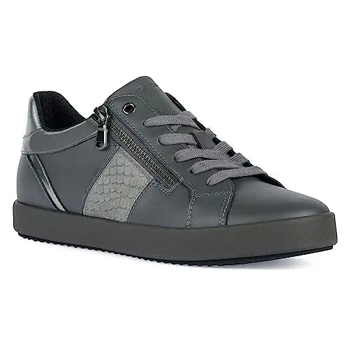 Geox Women's D Blomiee E Sneaker, Grigio Scuro, 37 EU miniatura 2