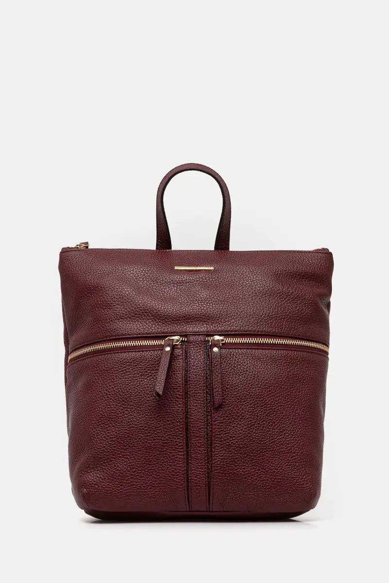 zaino in pelle IRENIE donna colore granata D25JVA 00046