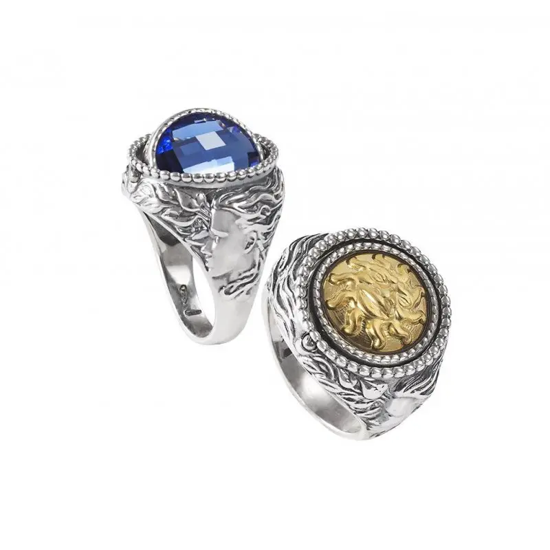 Anello Arg 925/000 E Cristallo Sfaccettato Mese Agosto - Gerardo Sacco