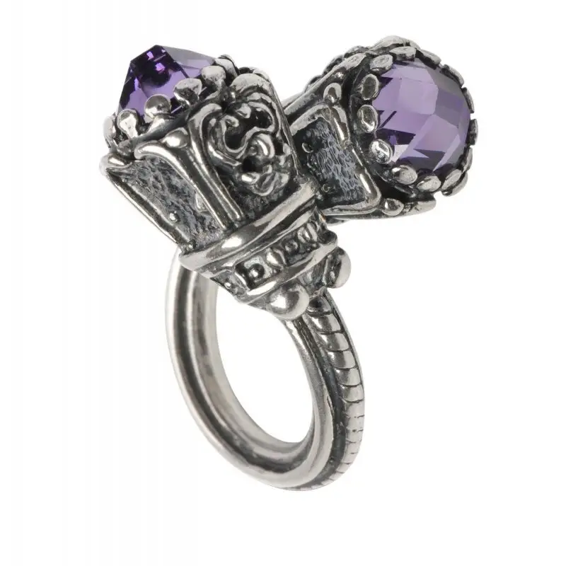 Anello Argento 925 Con Pietre Sfaccettate - Gerardo Sacco