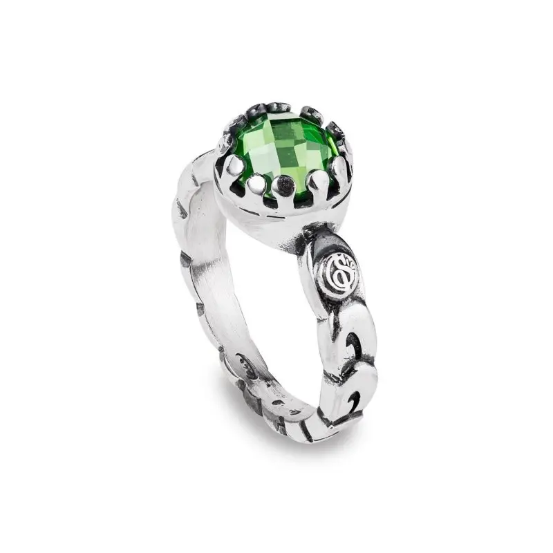 Anello In Argento 925 Con Cubik Zirconia - Gerardo Sacco