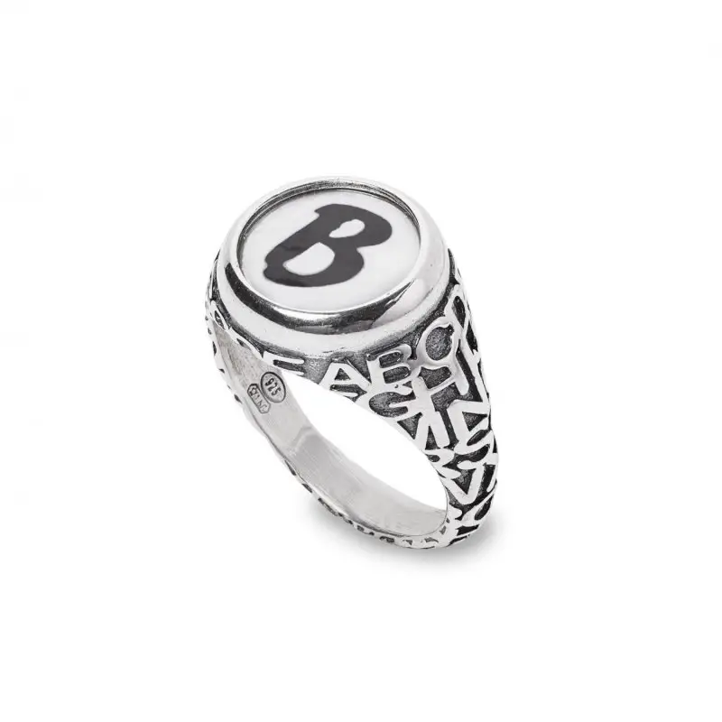 Anello Lettera B - Argento 925 - Gerardo Sacco