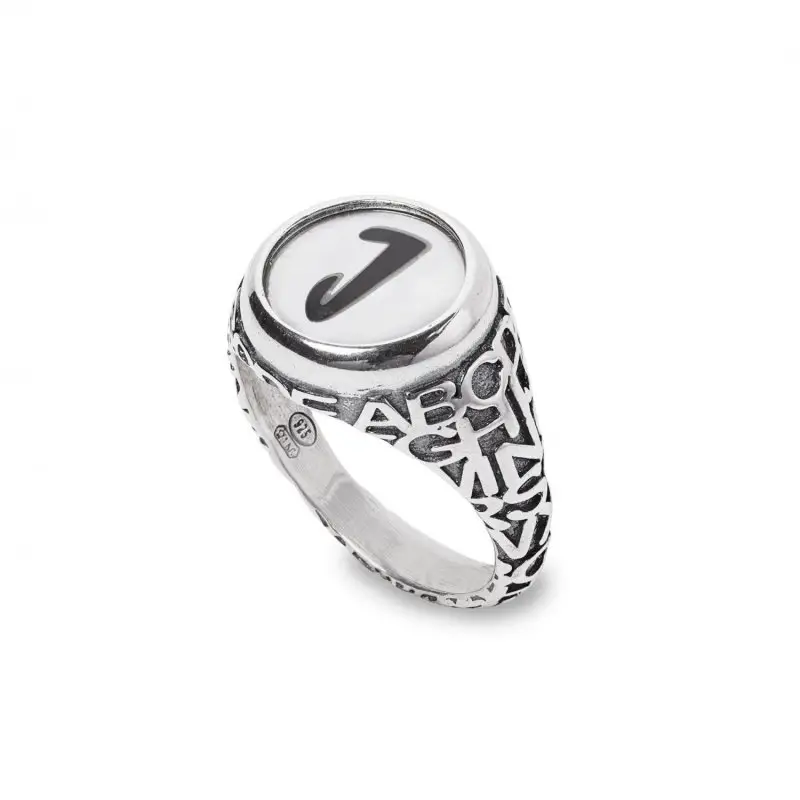 Anello Lettera I - Argento 925/000 - Gerardo Sacco