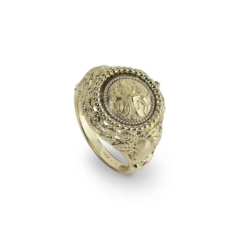 Anello Reverse Febbraio - Oro Inverno - Gerardo Sacco