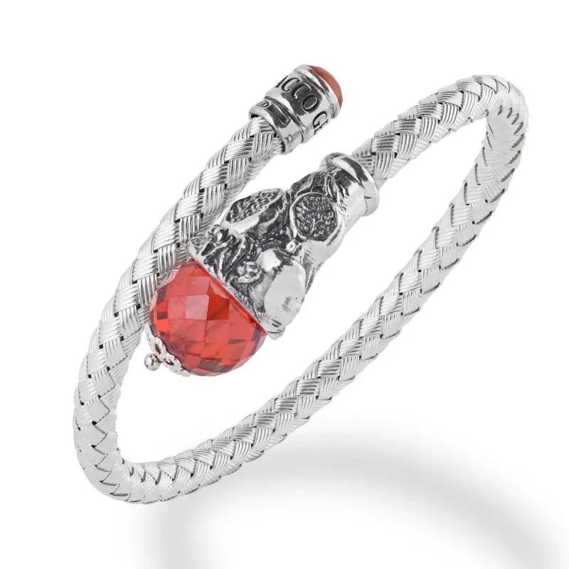 Bracciale Arg 925/000 Con Zirconia Sfaccettata - Gerardo Sacco