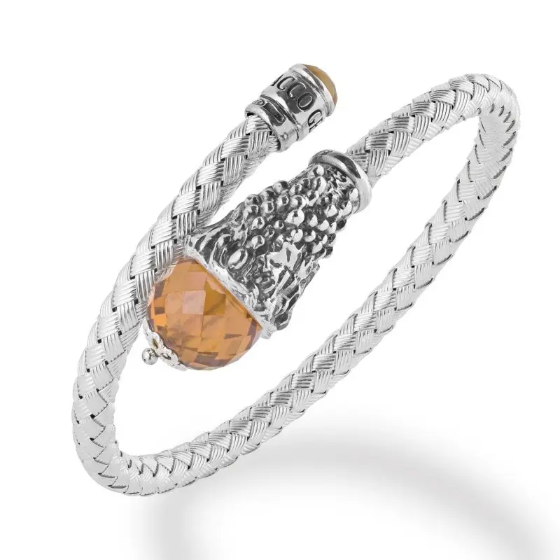 Bracciale Argento 925 Con Zirconia Sfaccettata - Gerardo Sacco