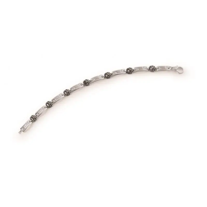 Bracciale Argento Tit 925/000 Con Maschere - Gerardo Sacco