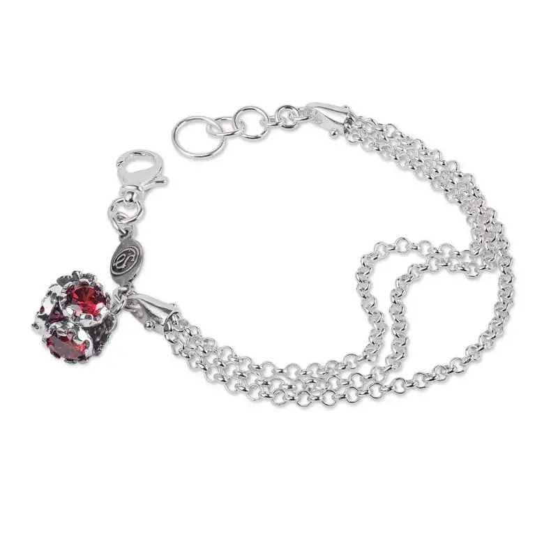 Bracciale Multifili In Argento 925 Con Cubic Zirconia - Gerardo Sacco