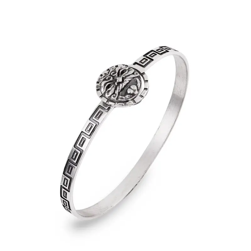 Bracciale Rigido A Scatto In Argento - Gerardo Sacco