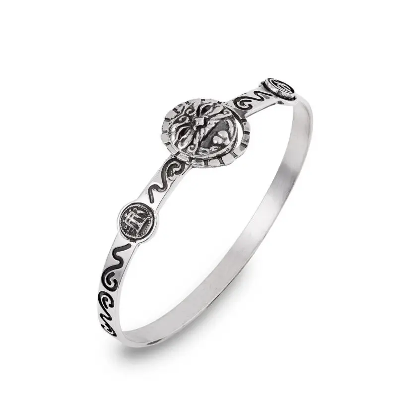 Bracciale Rigido A Scatto In Argento - Gerardo Sacco