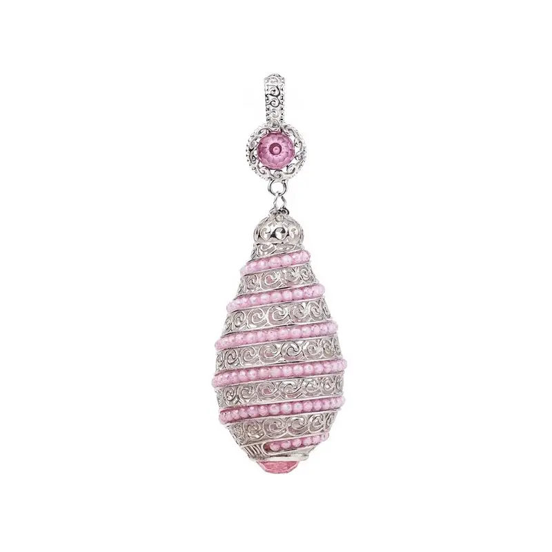 Ciondolo A Forma Di Fuso Con Pietre Colorate - Gerardo Sacco