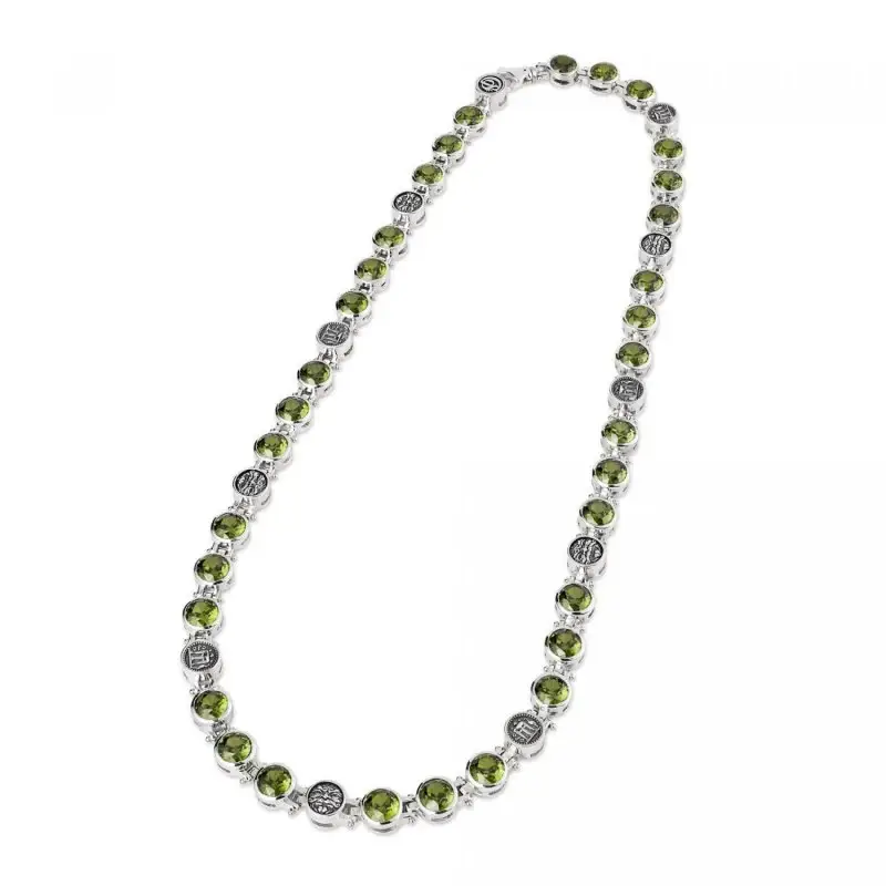 Collana Argento 925 Con Monete E Zirconia - Gerardo Sacco