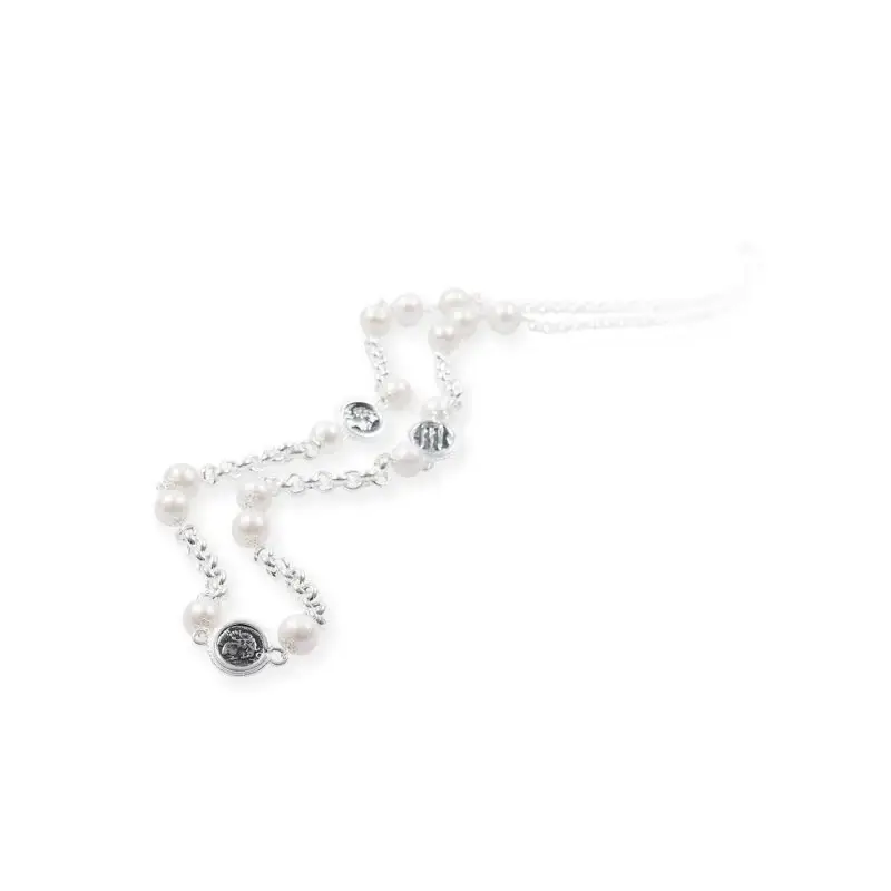 Collana Chanel Arg 925/000 Monete E Perle - Gerardo Sacco