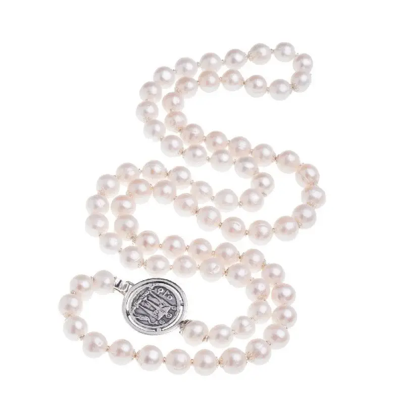 Collana Di Perle Con Moneta - Gs 27576B - Gerardo Sacco