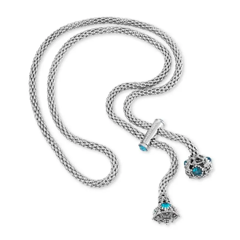 Collana Mod Saliscendi Argento 925 Con Trottole - Gerardo Sacco