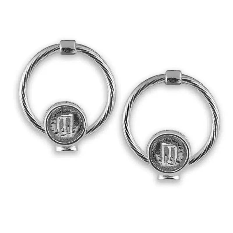 Orecchini Con Moneta Statere - Donna - Gerardo Sacco