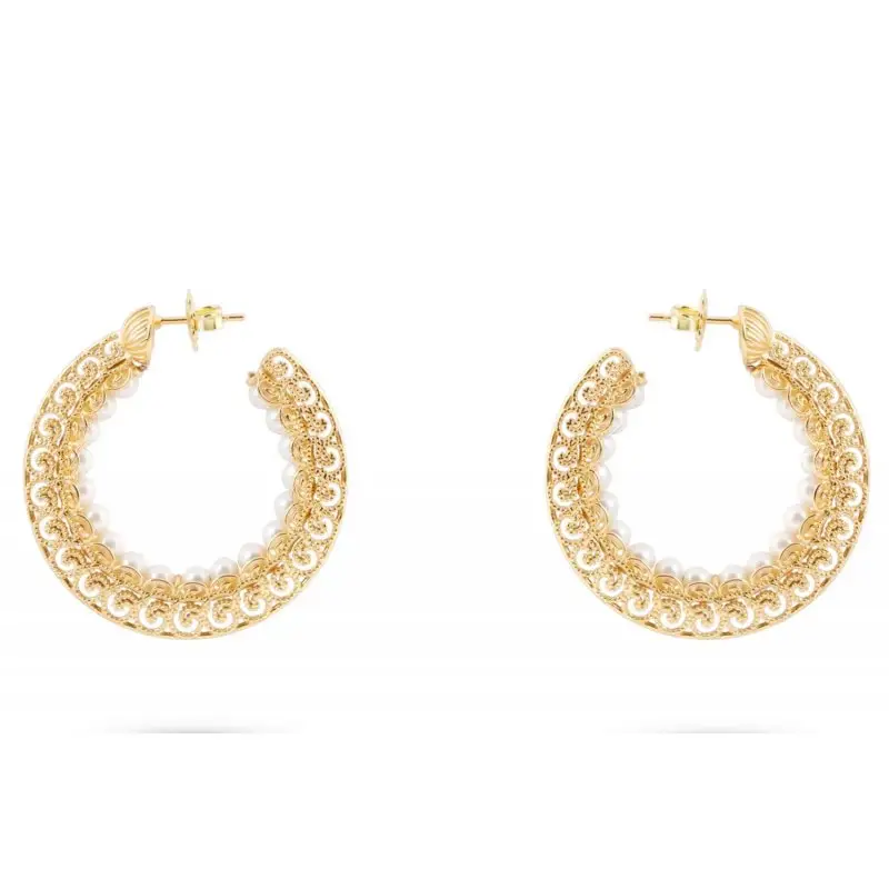 Orecchini Oro Tit 375/000 E Microperle - Gerardo Sacco