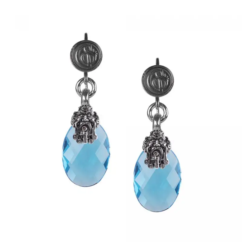 Orecchino Gerardo Sacco Da Donna In Argento E Zirconia