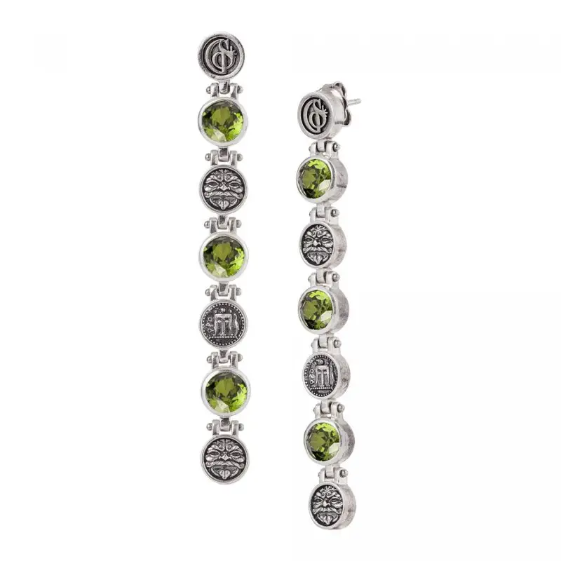 Orecchino Gerardo Sacco In Argento E Zirconia - Gs