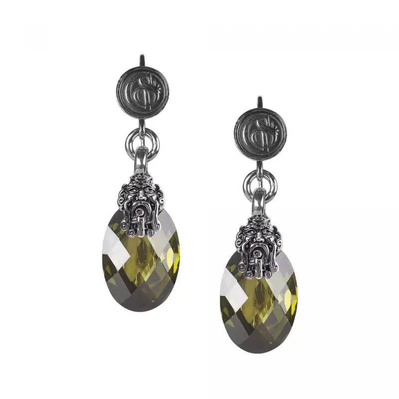 Orecchino In Argento E Zirconia - Gerardo Sacco