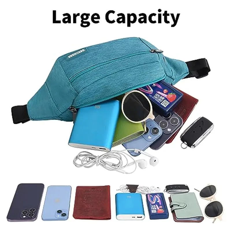 GERIINEER Marsupio Uomo Viola 2150655 miniatura 3