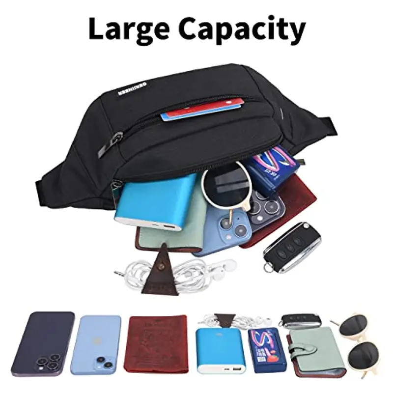 GERIINEER Marsupio Uomo Nero 1583604 miniatura 3