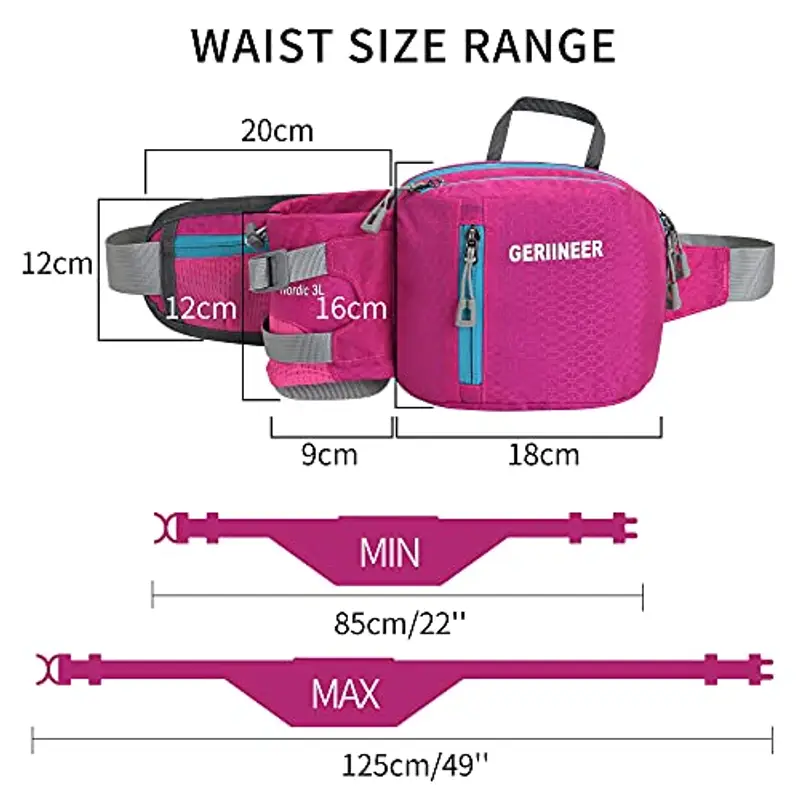 GERIINEER Marsupio Uomo Nero 2327470 miniatura 3