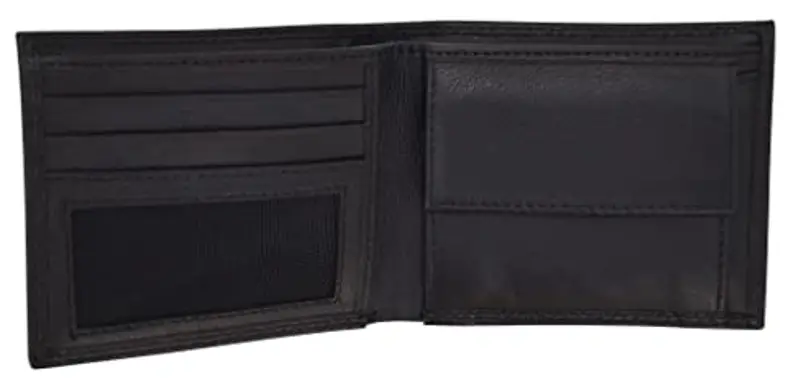 GERMANUS Portafoglio in pelle modello Max, Nero, taglia unica, Classico miniatura 2