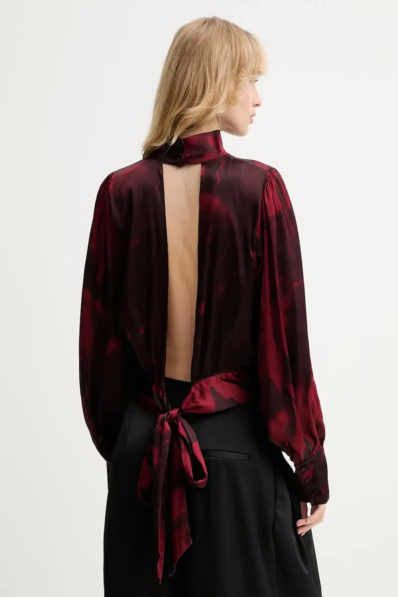 camicetta donna colore granata 10910632 miniatura 3