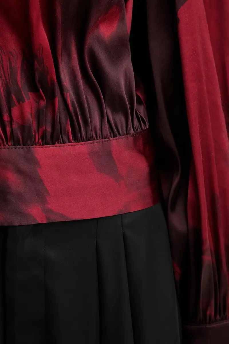 camicetta donna colore granata 10910632 miniatura 4