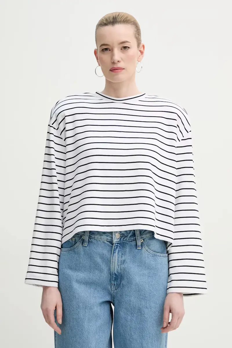 camicia a maniche lunghe colore bianco 10909341