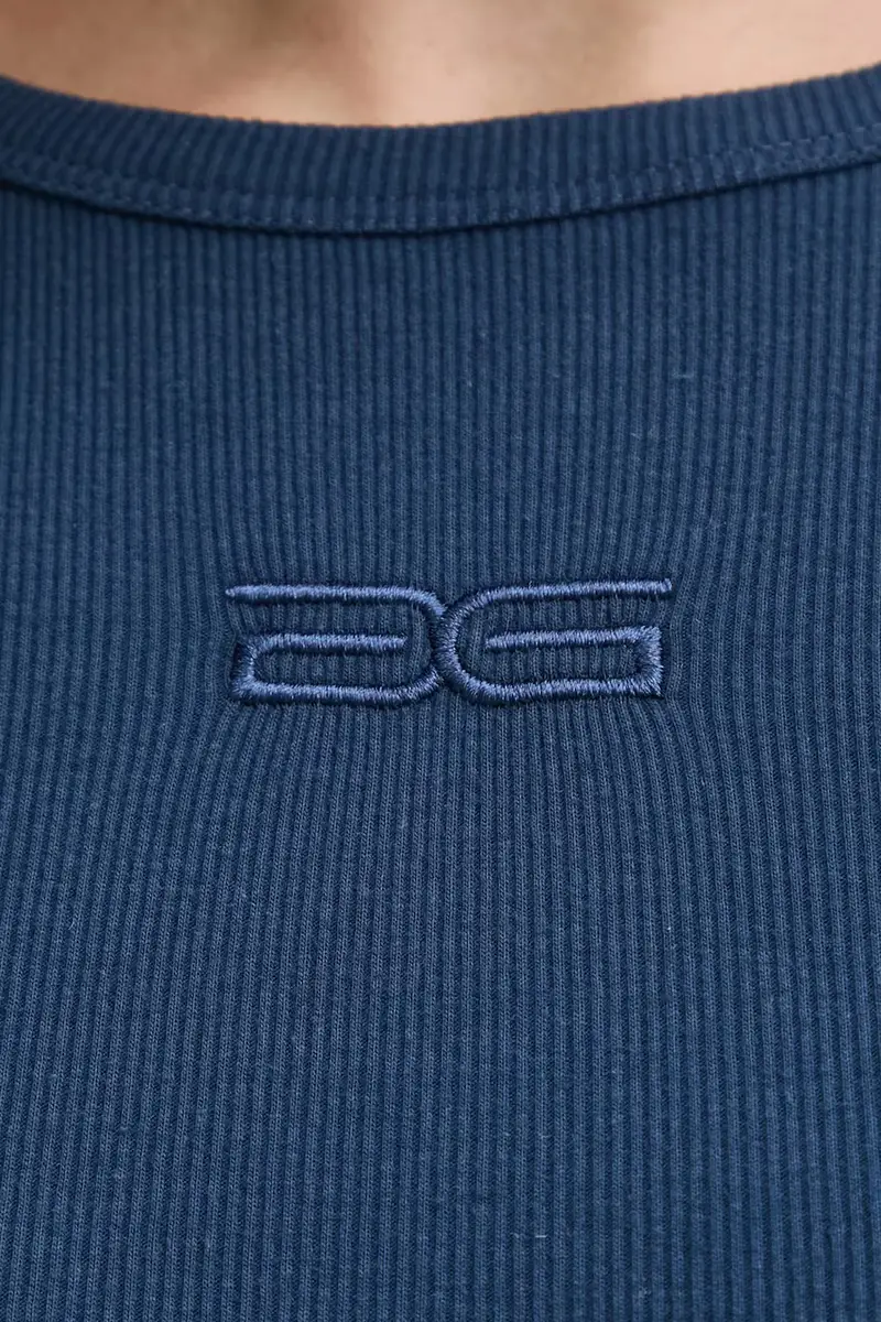 camicia a maniche lunghe donna colore blu navy 10909431 miniatura 5