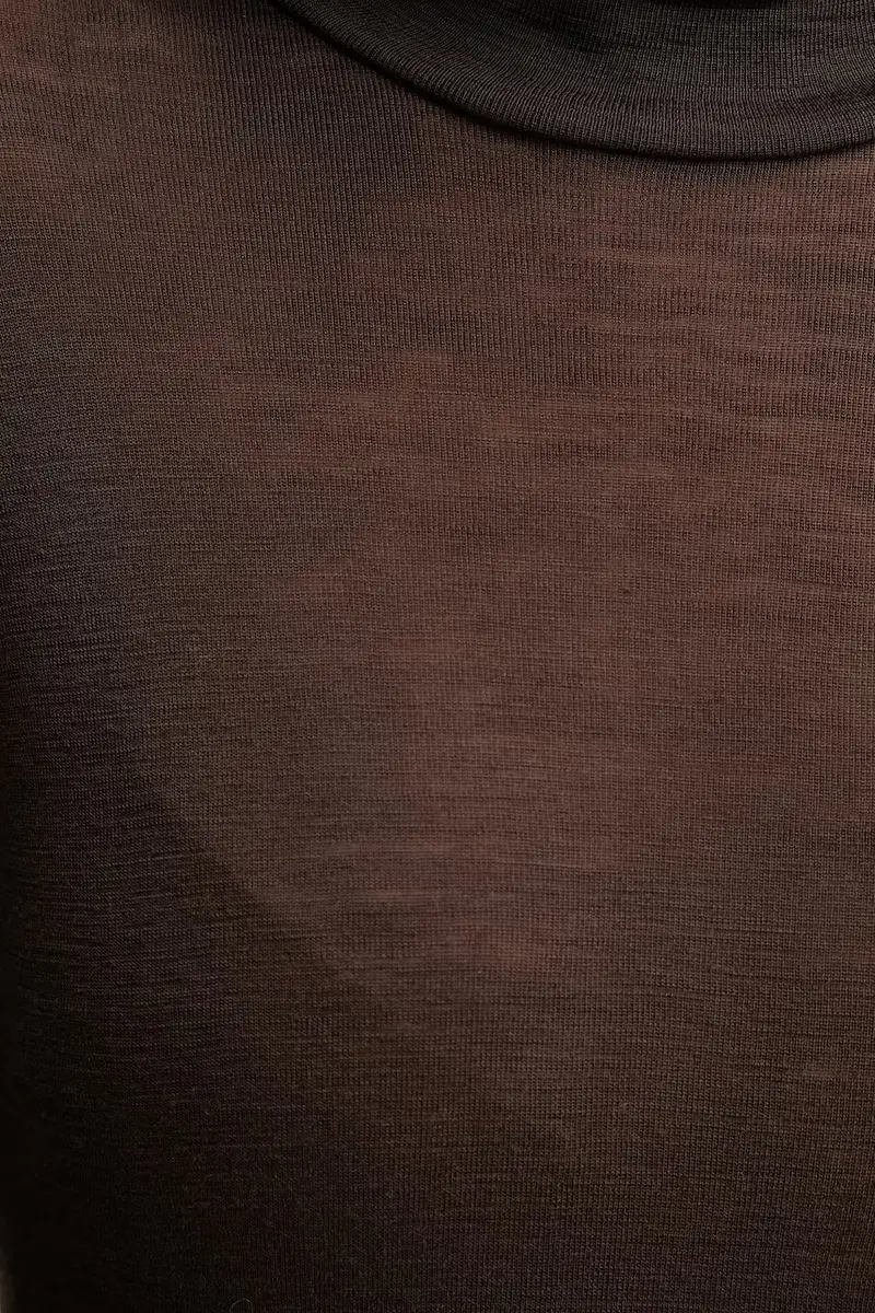 camicia a maniche lunghe donna colore marrone 10910695 miniatura 5