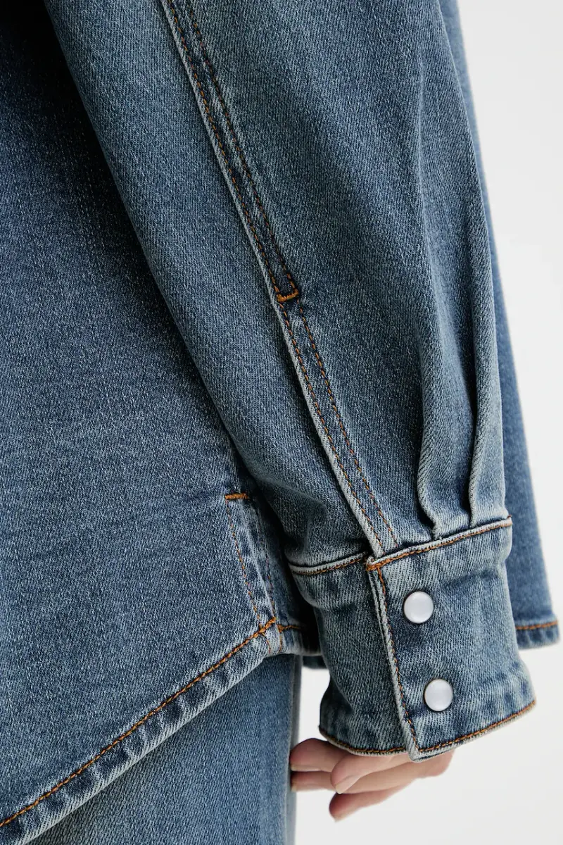 Gestuz Jeans Donna Blu 3918681 miniatura 5