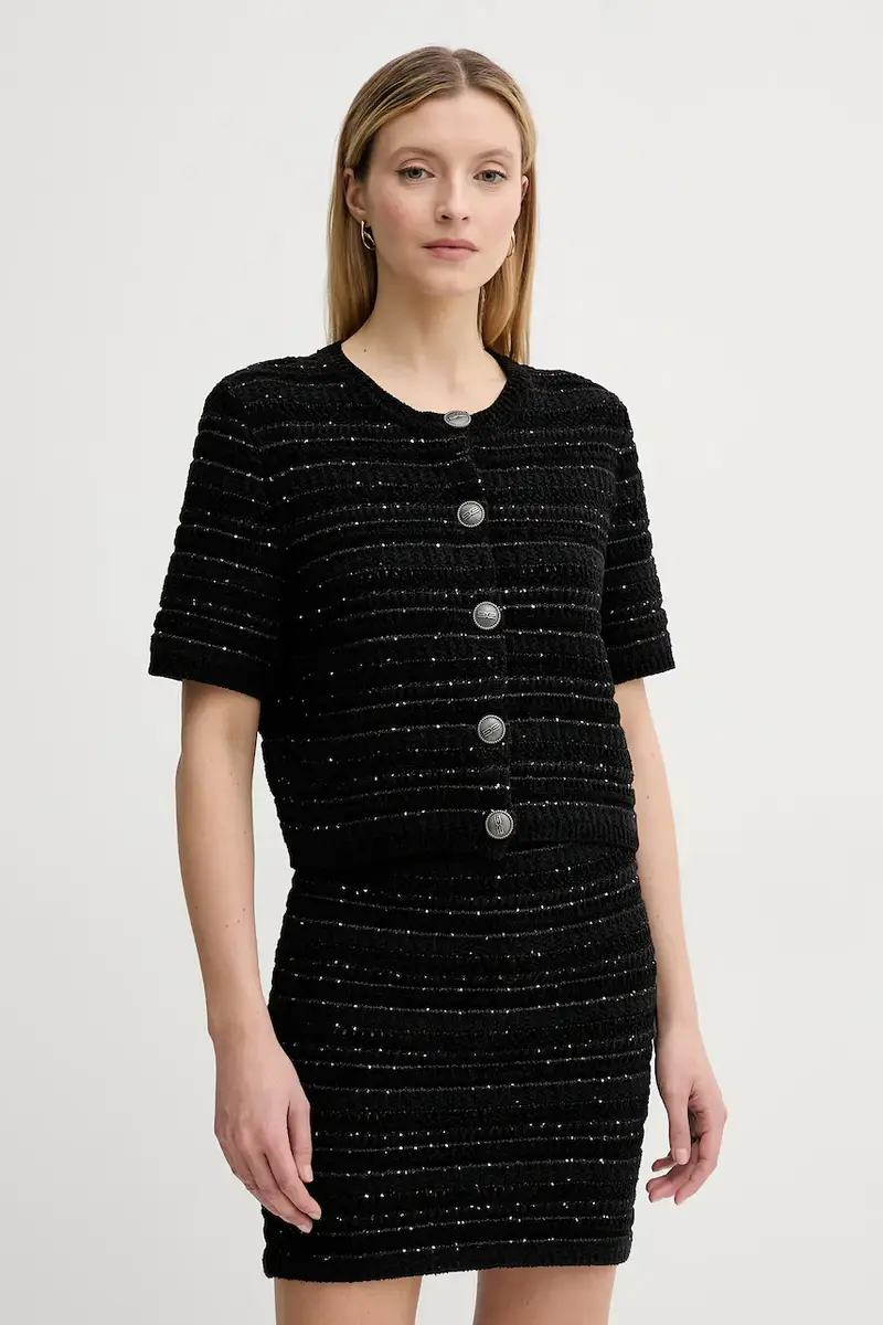 Gestuz Cardigan Donna Nero 3636279