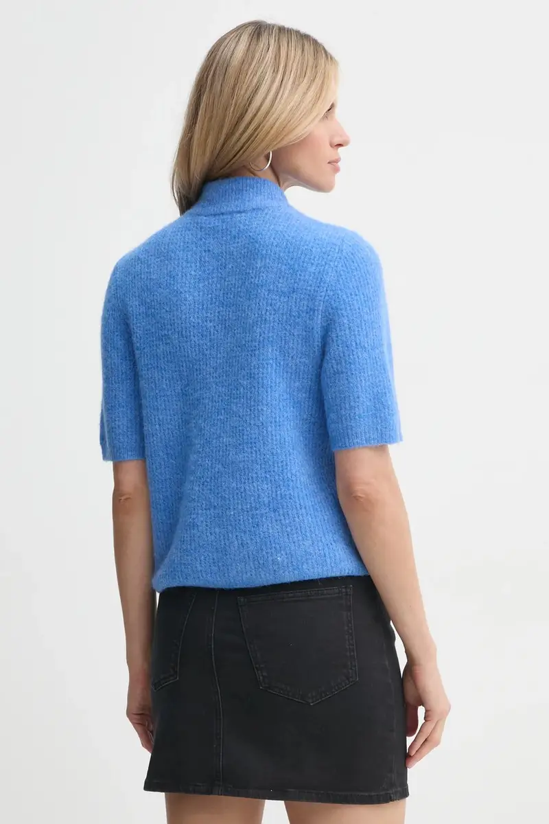 cardigan in lana colore violetto 10910034 miniatura 3