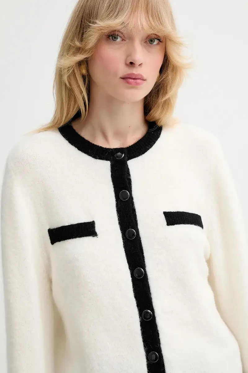 Gestuz Cardigan Donna Beige 3167877 miniatura 4