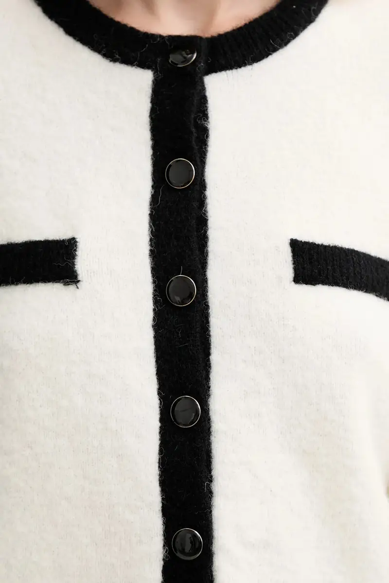 Gestuz Cardigan Donna Beige 3167877 miniatura 5