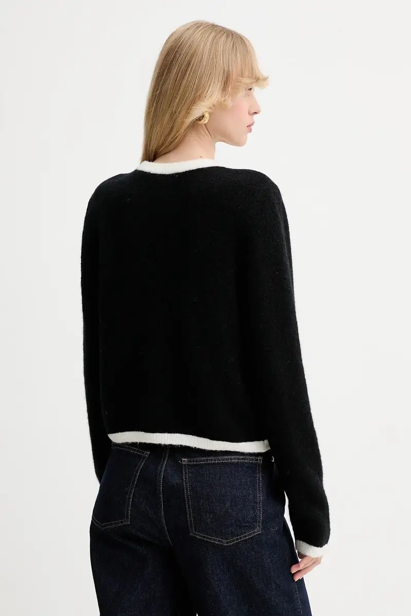 Gestuz Cardigan Donna Nero 3637397 miniatura 3