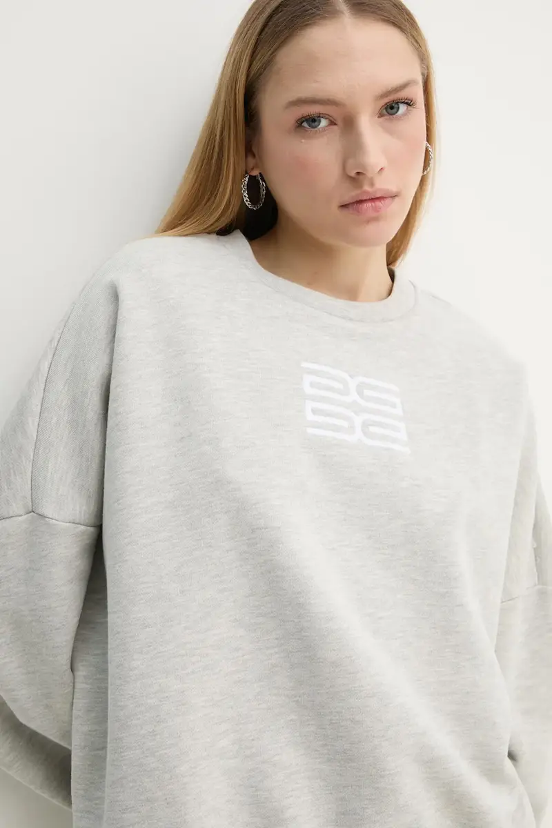 felpa donna colore grigio 10909847 miniatura 4