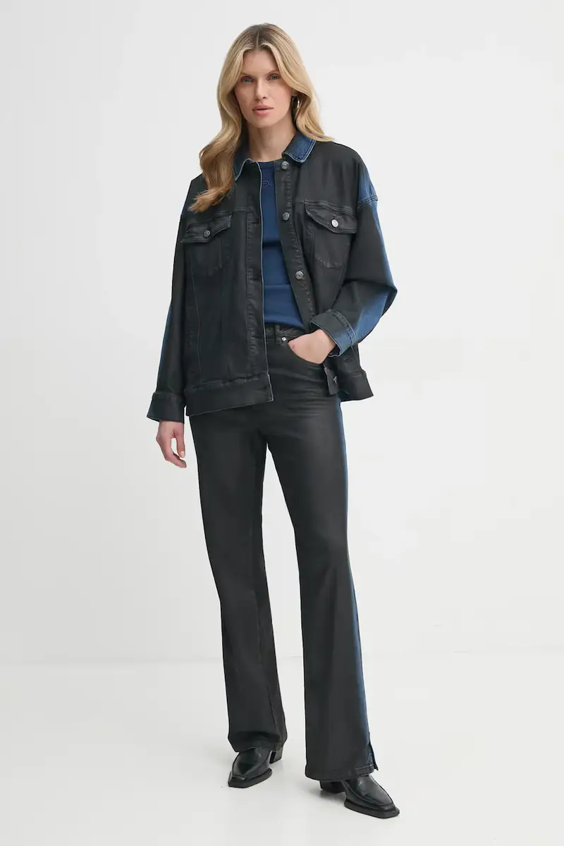 Gestuz Jeans Donna Nero 3627167 miniatura 2