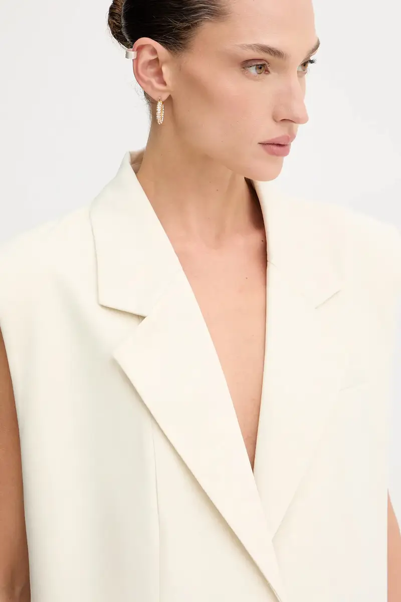 gilet colore beige 10910168 miniatura 4