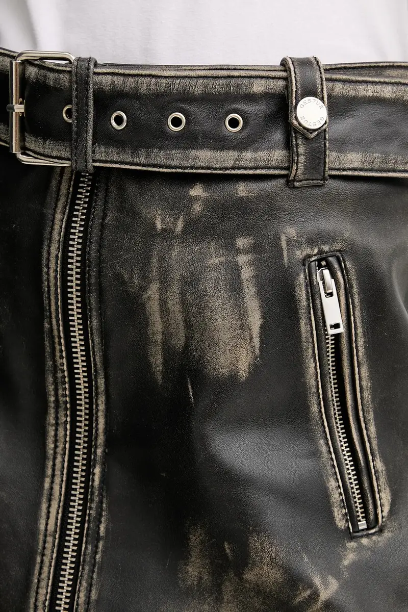 gonna in pelle colore nero 10910556 miniatura 4