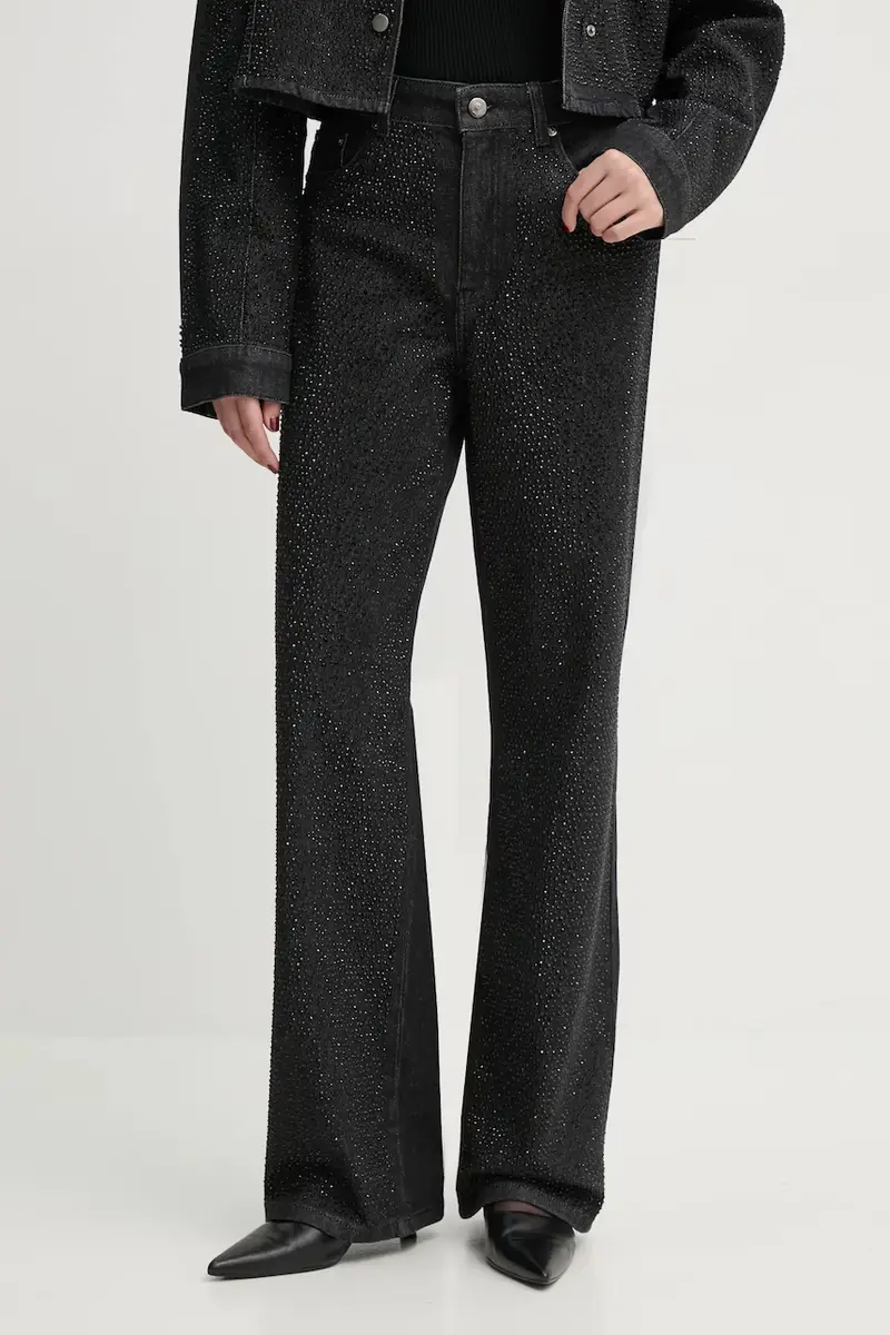 Gestuz Jeans Donna Nero 3626882