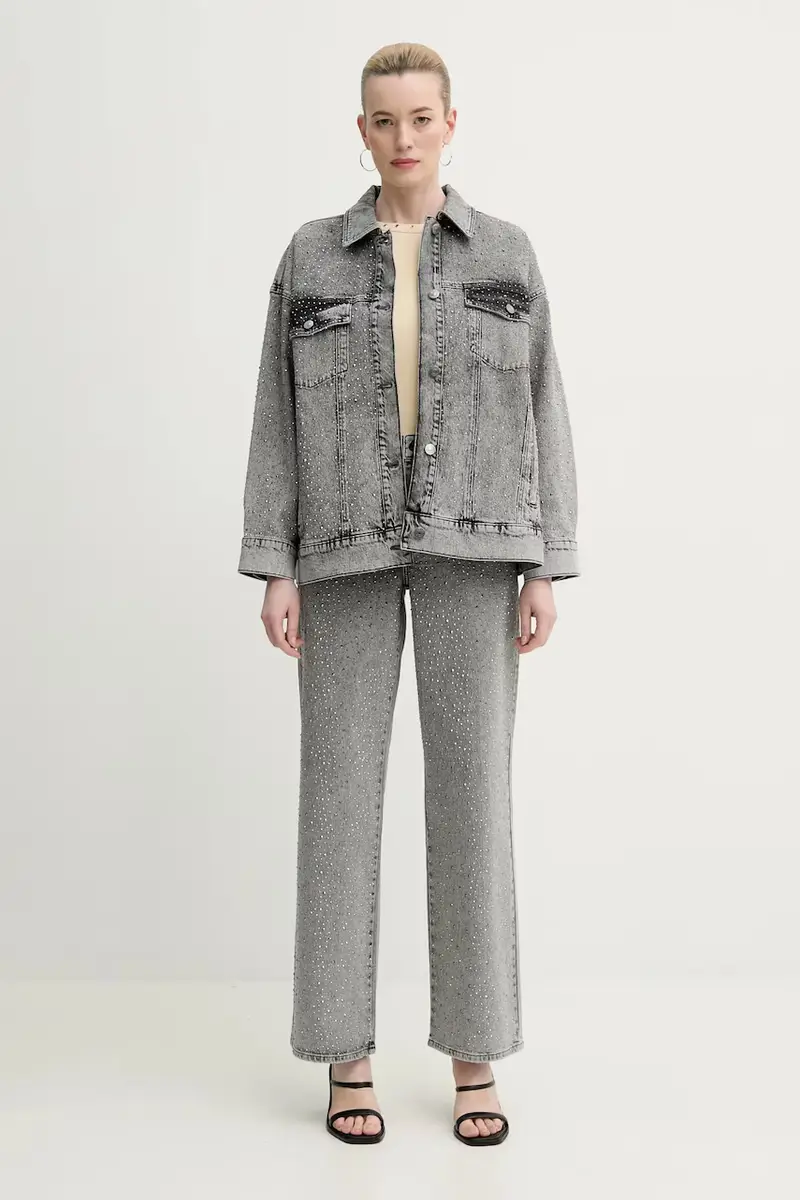 Gestuz Jeans Donna Grigio 3609714 miniatura 2